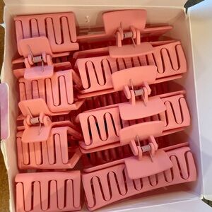 Set of Pink Hair Clips